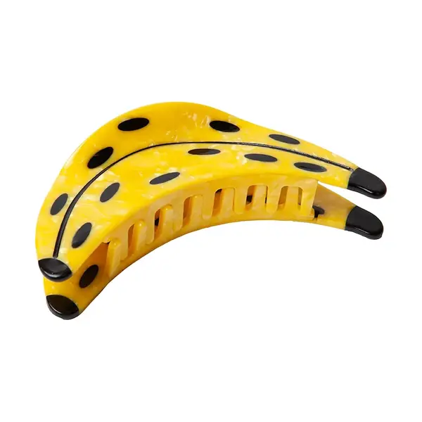 Sponka do vlasů Eat My Socks Banana žlutá barva