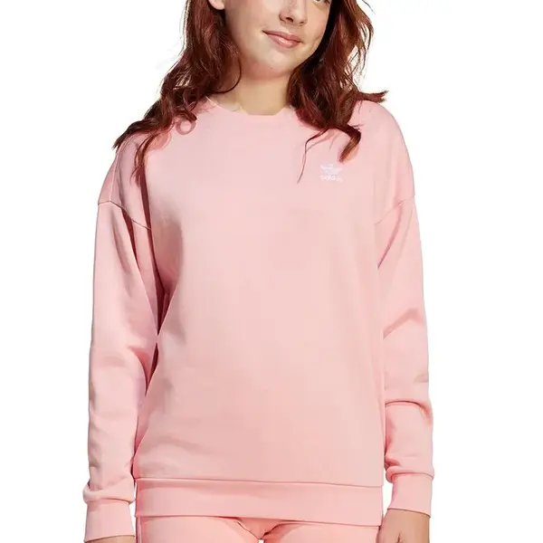 Dětská mikina adidas Originals oranžová barva, hladká, JI5819