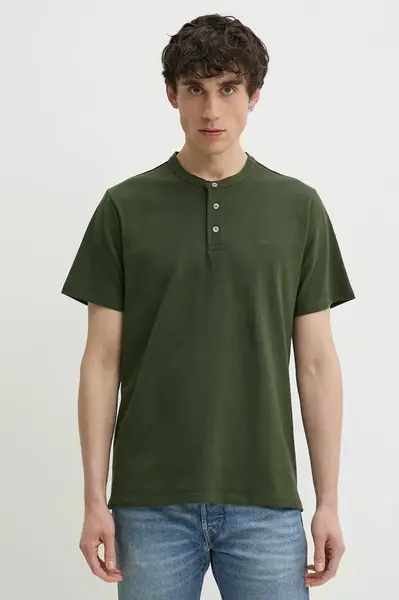 Bavlněné tričko Levi's SS HM HENLEY