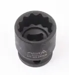 Hlavice nástrčné úderové 1/2", 12hranné, různé rozměry - ASTA Velikost: 24 mm