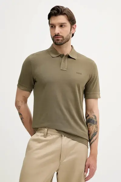 Bavlnené polo tričko BOSS Orange Prime