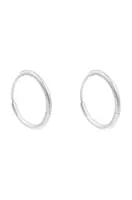 Postriebrené náušnice Lilou