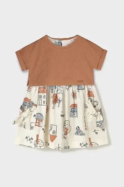 Dievčenské bavlnené šaty Mayoral