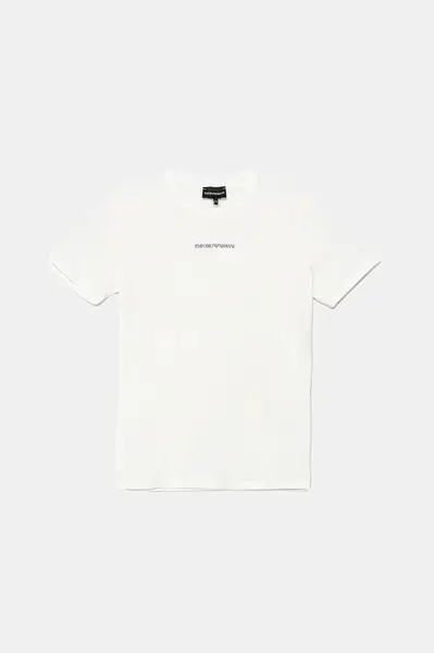 Detské bavlnené tričko Emporio Armani