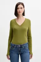 Bavlnené tričko s dlhým rukávom United Colors of Benetton