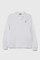 Detská bavlnená košeľa s dlhým rukávom United Colors of Benetton