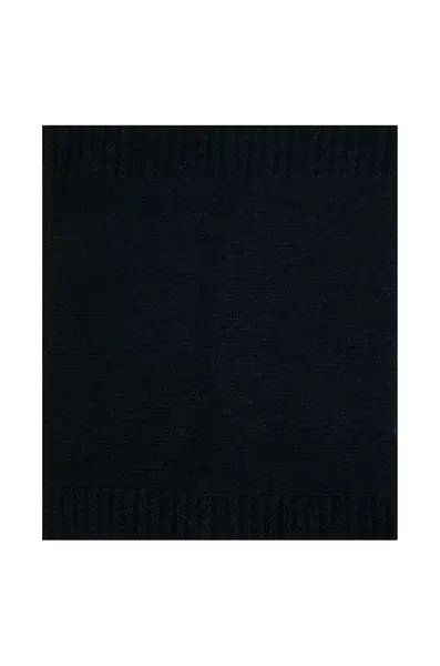 Detský vlnený šál Jamiks KLEA čierna farba, jednofarebný, JZH413