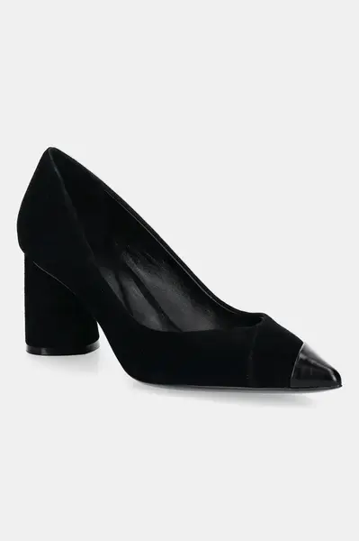 Semišové lodičky BOSS Gracey