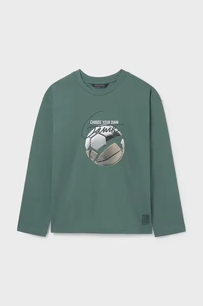 Bavlnené tričko s dlhým rukávom Mayoral