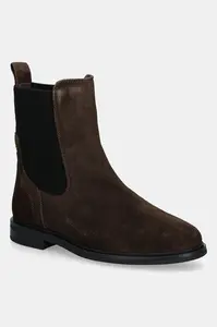 Semišové topánky chelsea Tommy Hilfiger FLAG SUEDE CHELSEA BOOT