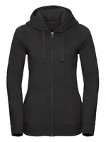 Women's Authentic Melange Zipped Hooded Sweat Russell