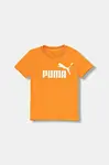 Dětské bavlněné tričko Puma ESS No. 1 Logo Tee černá barva, s potiskem, 684906