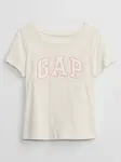 Krémové dievčenské tričko GAP