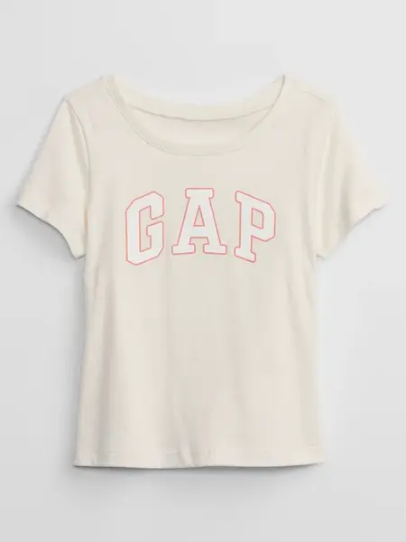 Krémové dievčenské tričko GAP