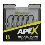 RidgeMonkey háček Ape-X Beaked Point Barbed Velikost 4