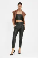 Dámske nohavice Trendyol Faux