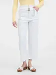 Orsay White Women's Wide Jeans - Women's