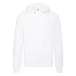 Pánska biela mikina s kapucňou Fruit of the Loom