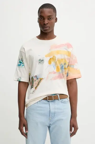 Bavlnené tričko Desigual HELSINKI