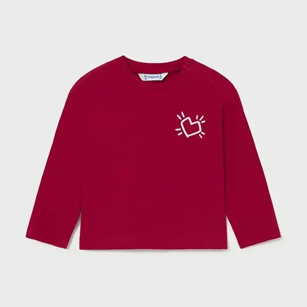 Tričko s dlhým rukávom pre bábätká Mayoral