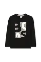 Detské tričko s dlhým rukávom BOSS