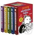 Denník odvážneho bojka (box 1–5) - Jeff Kinney - kniha z kategorie Beletrie pro děti