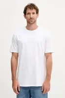 Bavlněné tričko Armani Exchange pánské, bílá barva, s potiskem, XM001280 AF10361