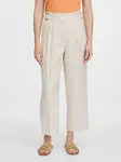 Orsay Béžové dámské široké kalhoty - Dámské