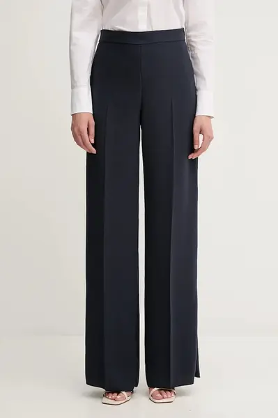 Kalhoty MAX&Co. dámské, černá barva, high waist, 2418131034200