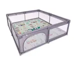 BABYGO ohrádka Playpark Grey s matrací