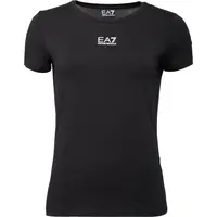 EA7 T-SHIRT Dámské tričko, černá, velikost