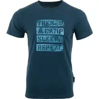 ALPINE PRO BREJ Pánské triko, modrá, velikost