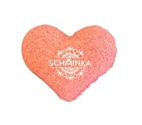 Schminka Šumivé máslové srdíčko do koupele Jahoda 45 g