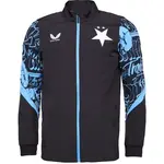 CASTORE SLAVIA PRAGUE PRE MATCH JACKET Pánská předzápasová bunda, černá, velikost