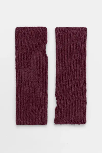 Rukavice United Colors of Benetton dámské, fialová barva, 1244DG00H