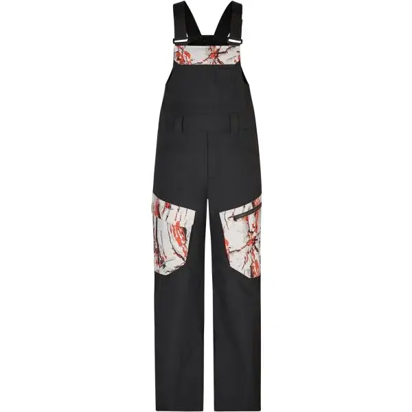 Ziener AKANDO-BIB Chlapecké lyžařské/snowboardové kalhoty, černá, velikost