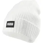 Puma RIBBED CLASSIC CUFF BEANIE Pletená čepice, bílá, velikost