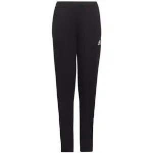 adidas ENTRADA 22 PANTS Juniorské fotbalové tepláky, černá, velikost