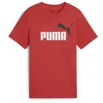 Puma ESSENTIALS 2 COLOR N0.1 LOGO TEE B Chlapecké triko, červená, velikost