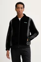 Manšestrová bunda adidas Originals Pro Track Top černá barva, přechodná, JX3085