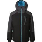 ALPINE PRO EDEFO Dětská lyžařská bunda, černá, velikost 128-134