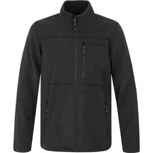 Hannah SANTON II Pánská fleecová mikina, černá, velikost