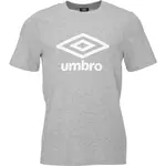Umbro LARGE LOGO TEE ESSENTIALS Pánské triko, šedá, velikost