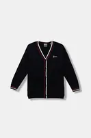 Detský kardigan s prímesou vlny Guess