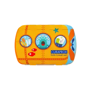 CURAPROX Travel set KIDS oranžový