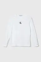 Dětské bavlněné tričko s dlouhým rukávem Calvin Klein Jeans