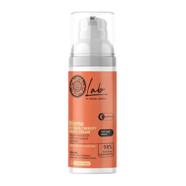 NATURA SIBERICA Lab Biome Retinol Therapy Noční krém na obličej 50 ml