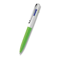 Kuličkové pero Schneider Take 4 Neon - neonově zelená/bílá