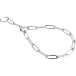 Obojek stahovací, oválná oka 3,8*50 řetízek