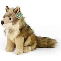 Plyšový kojot/vlk sedící 24 cm ECO-FRIENDLY